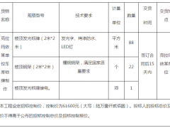 克拉玛依某单位车库标牌制作询价邀请书