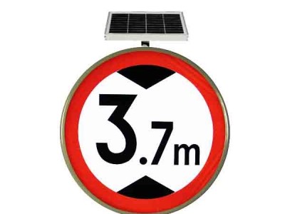 led交通标志牌 太阳能限速标志牌生产厂家图2