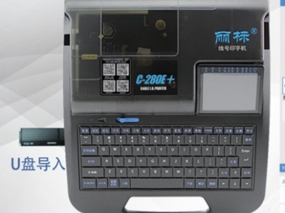 丽标便携式工业级线号280E+接蓝牙电脑U盘导入打号机图2